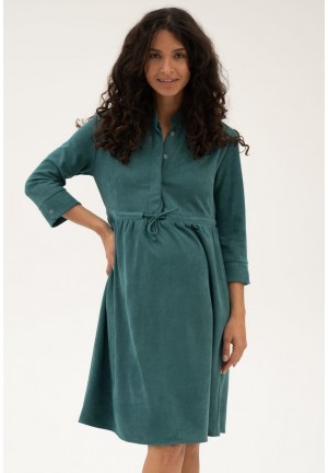 Платье морская волна для беременных и кормящих (мм535)